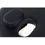 RestPro Vip Oval 2 Black PU Κρεβάτι "PRO" Μασάζ Φυσικοθεραπείας Αισθητικής Βαλίτσα